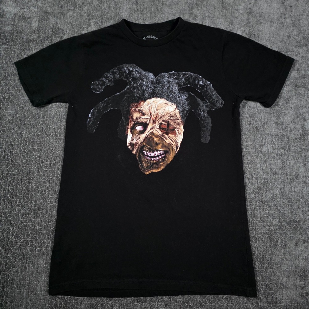 Vlone x Kodak Black Zombie T-Shirt Double Sided Black Mens Small Rap Metal Emo